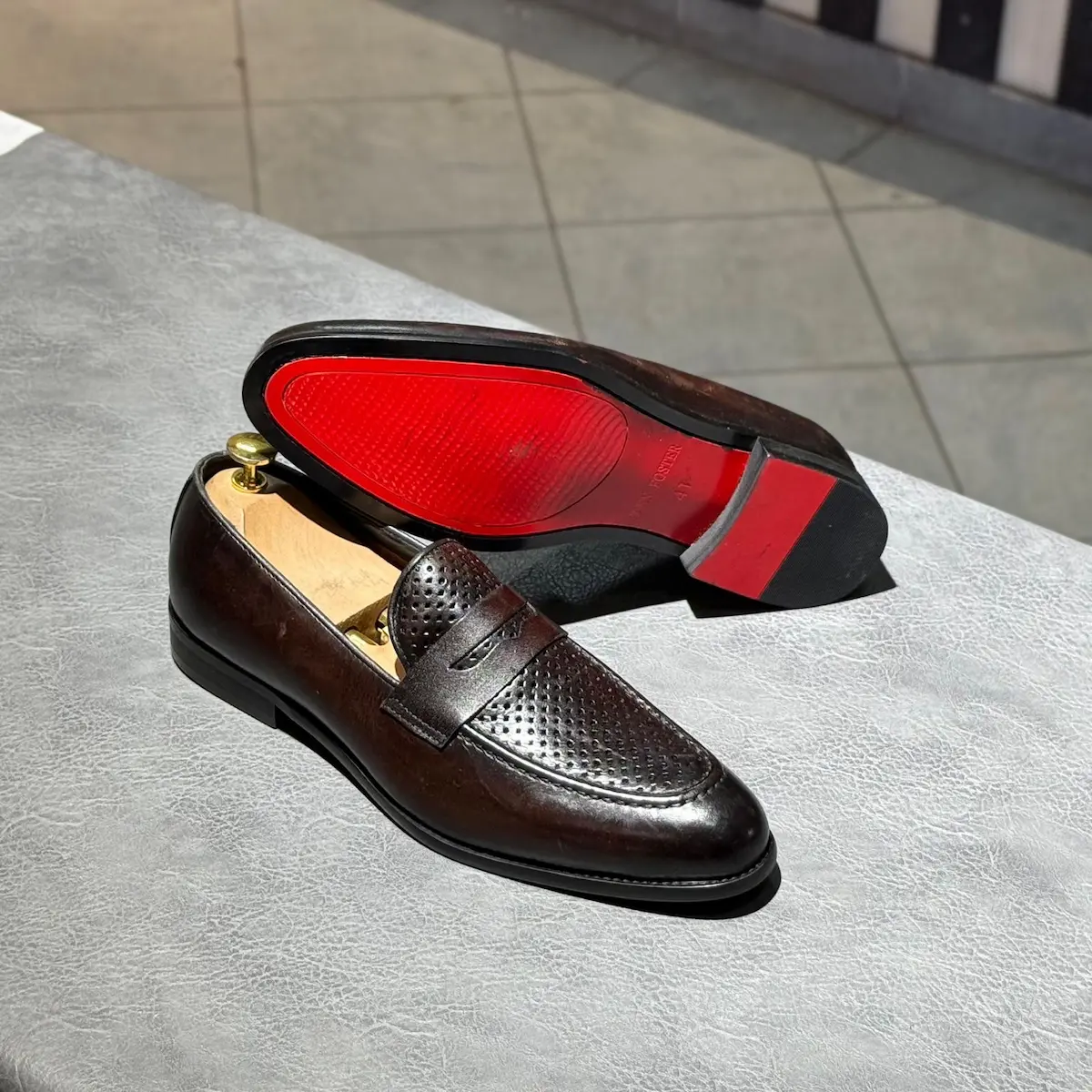 Brown Luxury Penny Loafers alternate view