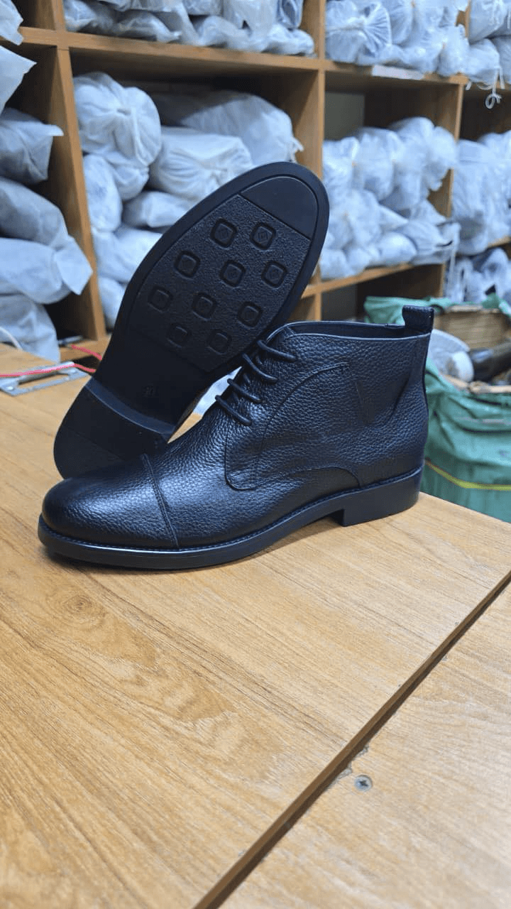 Premium Brown Leather Chukka Boots alternate view
