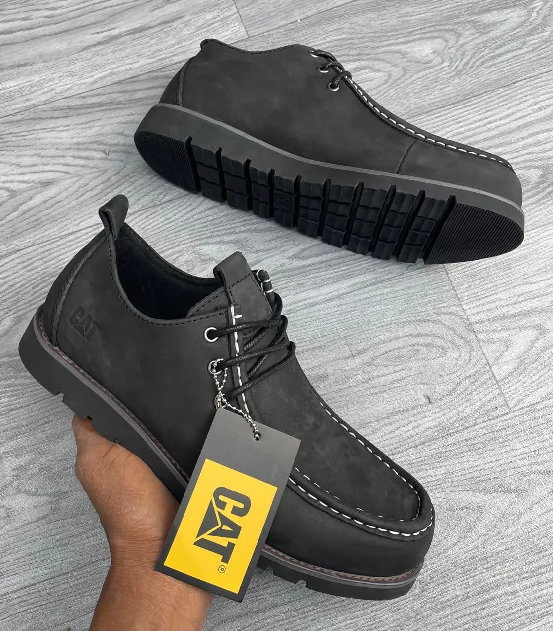 CAT Rugged Moc Casual Shoes – Black