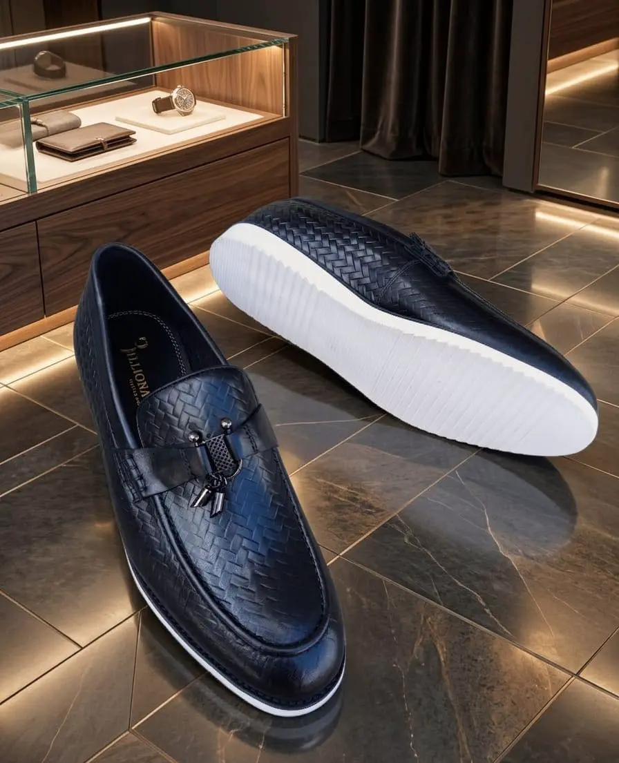 Billionaire Premium Penny Loafers – Brown alternate view