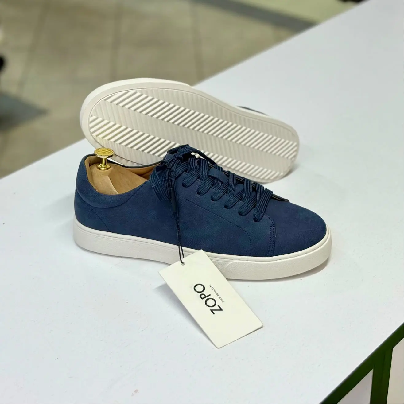 ZOPO Premium Minimal Sneaker – Navy